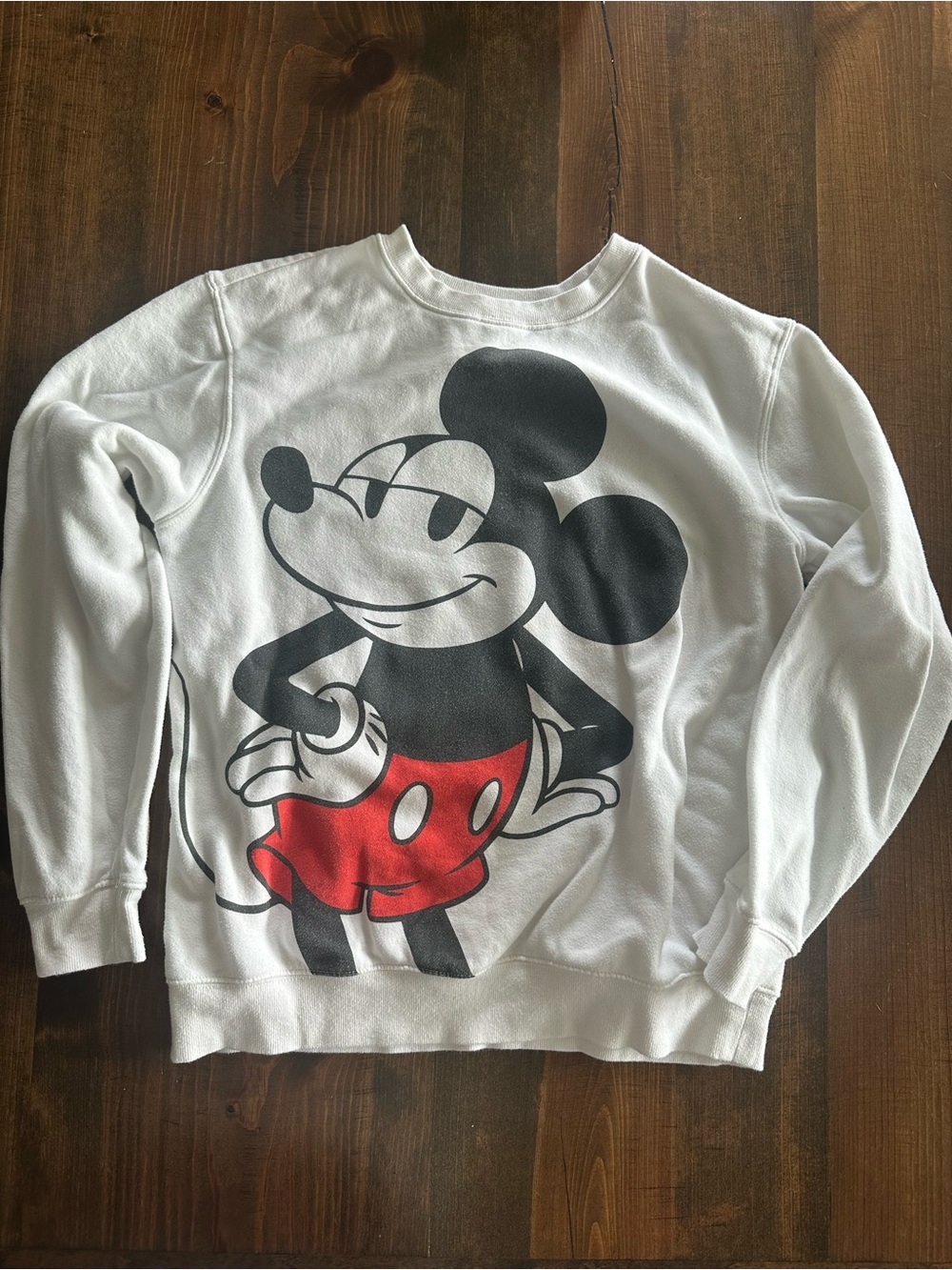 Vintage Disney Mickey Mouse Sweatshirt Y2K Early 2000s Medium